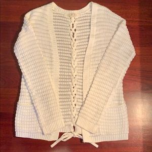 Ivory Knit Cardigan